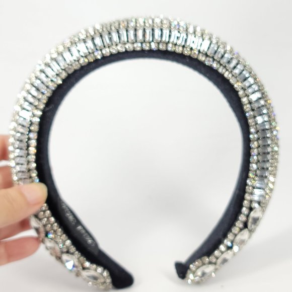 NWT Glam Bling Crystals Rhinestones Headband NEWW - Picture 2 of 9